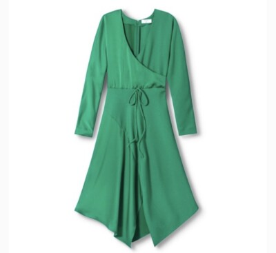 sachin and babi light blue dress How To Accessorise A Green Dress - Learn & Shop main image 1