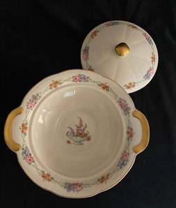 Theodore Haviland PROVENCE Rimmed Covered Serving Bowl 9 1/2 "