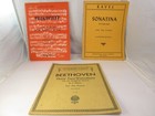 Beethoven, Sonatina & Prokofieff Piano Booklet Lot