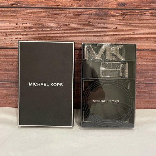 MICHAEL KORS MEN'S LEATHER BELT 4 IN 1 