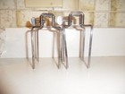 Farberware Open Hearth Grill Rotisserie Flat Spit Rod Forks OEM