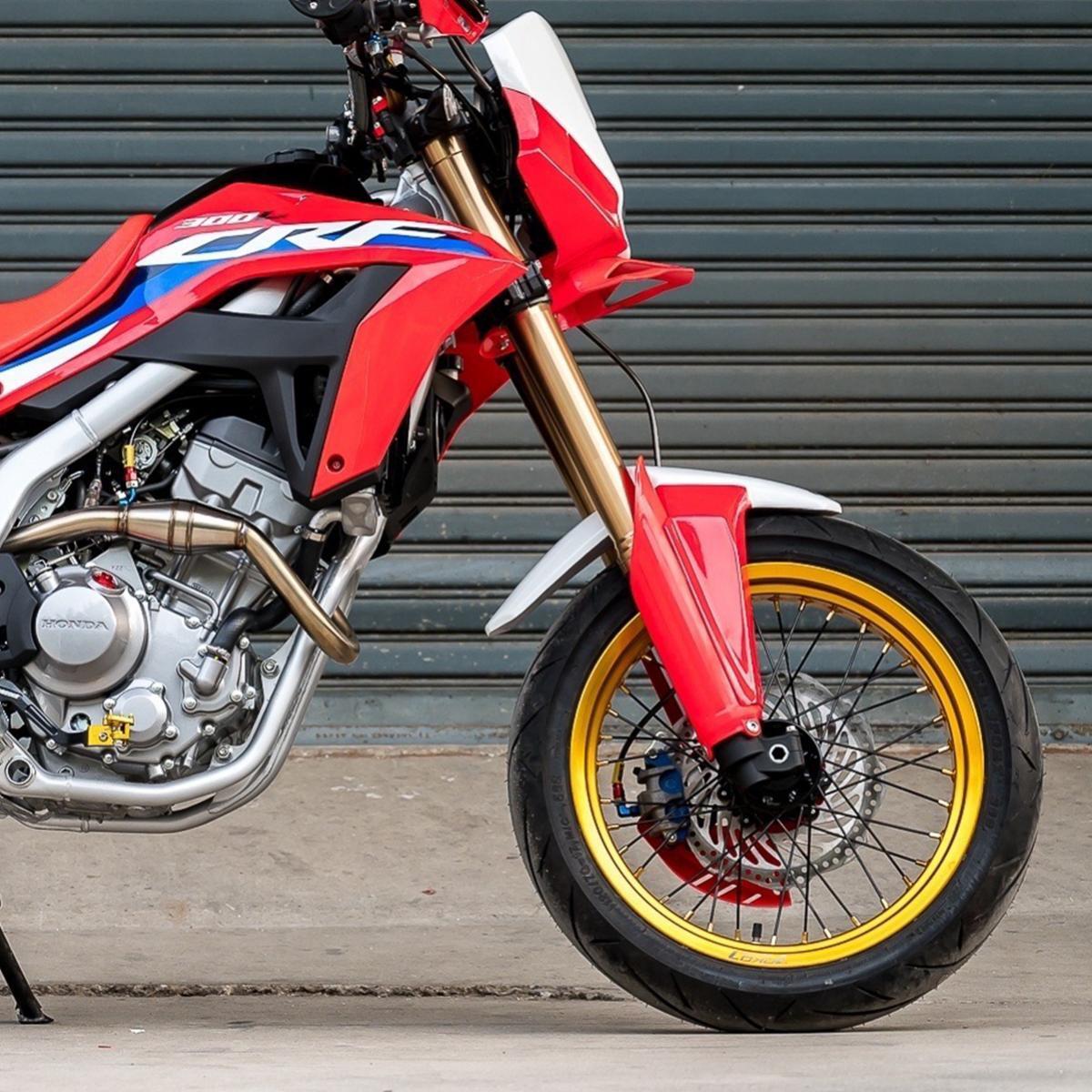 For Honda CRF300 L Enduro Custom Motozaaa Front Fender Cover Red