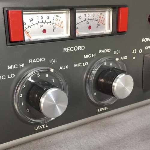 4pz Copri Manopola Apribile in Alluminio Manopola Rotante per REVOX A77 A76 A78 - Foto 2 di 8