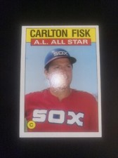 1986 Topps #719 Carlton Fisk Chicago White Sox All Star