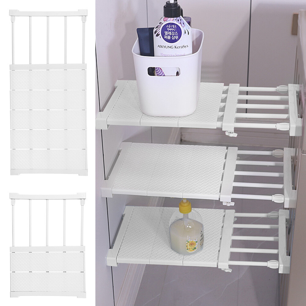 Closet Shelf Divider Expandable Wardrobe Organizer System Tension Rod  Adjustable