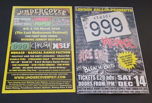 2 X MUSIC FLYER - UNDERCOVER FESTIVAL AND THE POLECATS - 2019 & 2020 NM - Bild 2 von 2