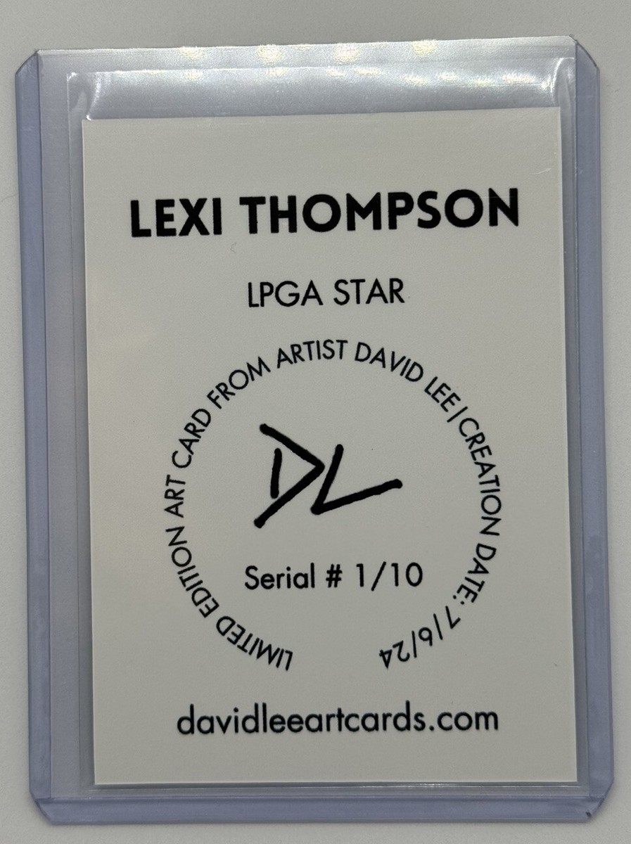 【希少品】Lexi Thompson直筆サイン入りLEXIキャップ（未着用） Lexi Thompson Limited Edition Artist Signed “LPGA Star