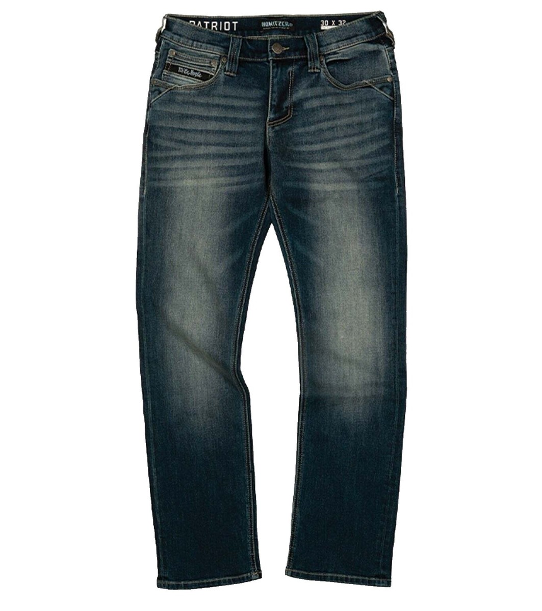 Jeans Ed Hardy Panther-Slither Relaxed Para Hombre - Negro, Estampado De Tatuaje