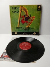 THOMAS SIMON HANNEMAN welsh songs LP  LL 1249 1A/1A 1st Press  Vinyl 1956