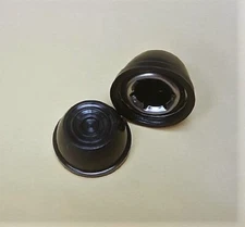Pedal Car Push Nuts in Black, Plastic Cover (Qty. 2)