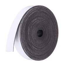 Magnetic Strip Roll, for DIY Crafts, Whiteboards, Refrigerator Magnets, Black