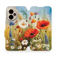HandyhüLle Mit Klappe FüR Honor 400 5G Mobiwear Case Cover Etui Wiesenblumen