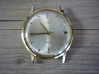VINTAGE TIMEX ELECTRIC WATCH MENS BACK SET GOLD TONE FOR PARTS REPAIR
