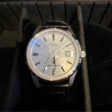 CITIZEN The Citizen Eco Drive AQ4001 08A White Dial Leather Strap Working