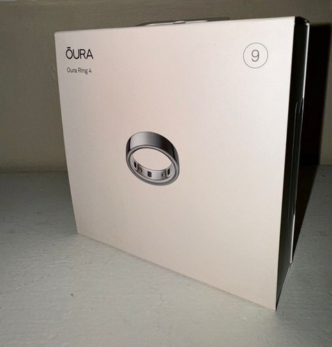 Oura Ring Gen 4 Größe 9 Silber Neu Kostenloser Versand