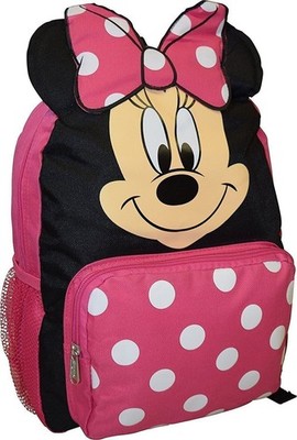 Disney Minnie Mouse Big Face 14'' School Bag Backpack