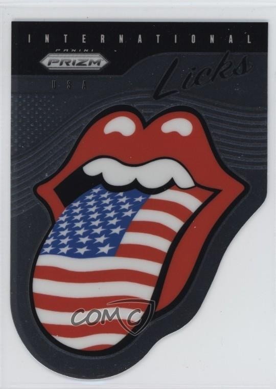 2025 Prizm The Rolling Stones International Licks Die-Cut United States USA rs2