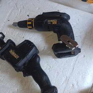 DEWALT  DCS369 Reciprocating saw and a DCF630   20V Brushless  Sheetrock Gun