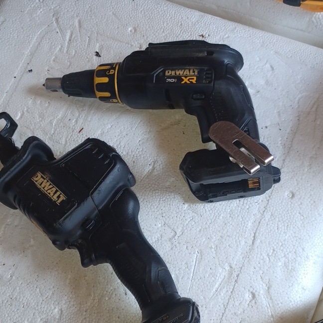 DEWALT  DCS369 Reciprocating saw and a DCF630   20V Brushless  Sheetrock Gun