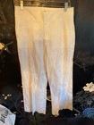 Banana Republic Tailored Fit White Linen Pants Size 8  NWOT — photo 1