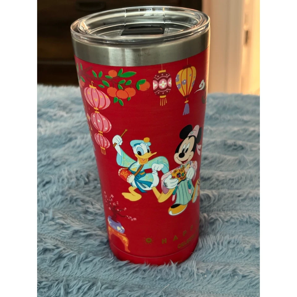 Vaso de viaje Tervis Disney Año Nuevo Lunar 2022 Mickey Mouse Pato Donald Foto 4 de 4