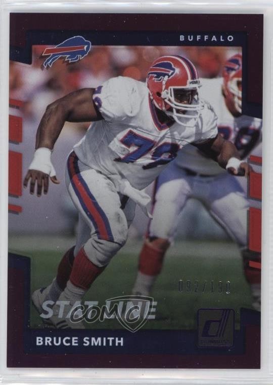 2017 Panini Donruss Stat Line Season /190 Bruce Smith #32 HOF 5aj