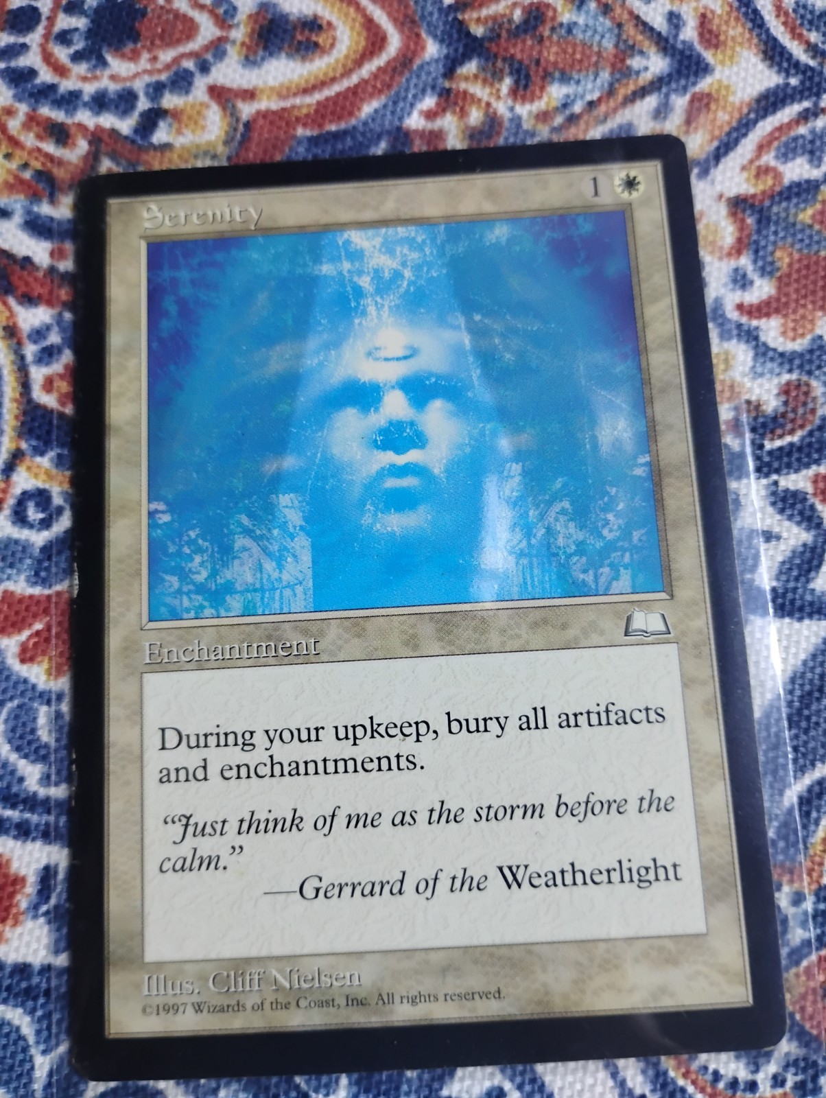MTG Weatherlight Serenity Black Border LP