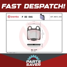 Brake Pads Set fits LEXUS IS300 Mk1 3.0 Rear 01 to 05 2JZ-GE Brembo 0446630110