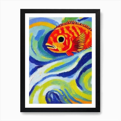 Federkiel Matisse inspiriert Kunstdruck gerahmtes Wandbild Poster Leinwanddruck Bild