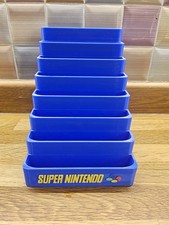 SNES Game Holder Display Case Rack Super Nintendo 
