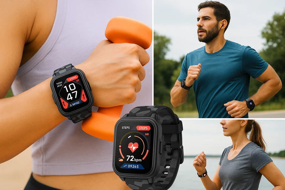 Fitness Tracker Watch Waterproof Activity Tracker for Android iOS – New - Image 2 of 3