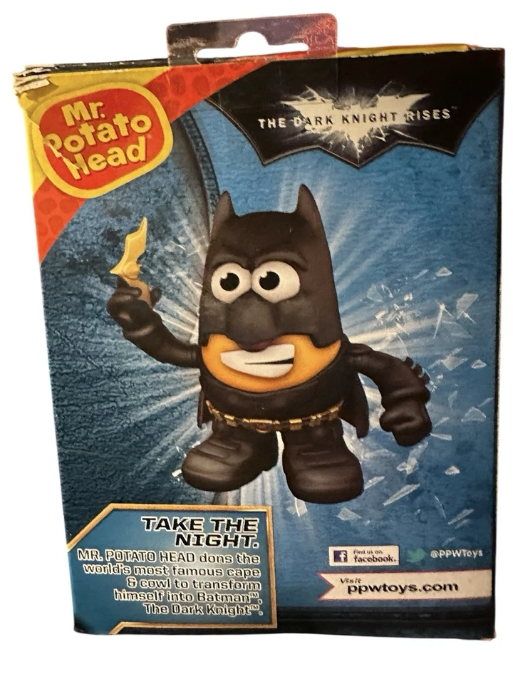 The Dark Knight Rises Batman Mr Potato Head DC Hasbro Playskool 2012-NUEVO EN CAJA Foto 3 de 4