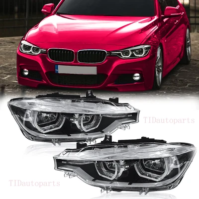 Pair Driver Passenger Headlights For BMW 3 Series F30 F35 F31 LCI LED 2015-2019 - Bild 1 von 4