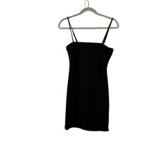 HEART & HIPS, SIZE L, BLACK SLEEVELESS  BODYCON DRESS.  NWT