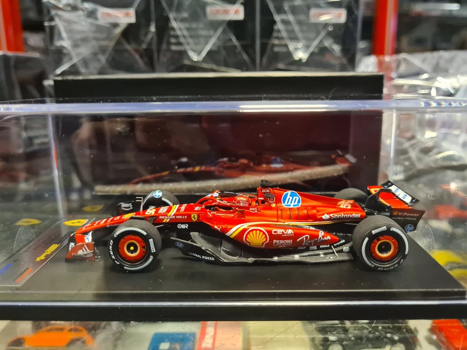Ferrari SF24 Winnwer GP Austin 2024 Leclerc 1:43  Looksmart LSF1067 - Immagine 3 di 3