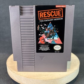 Nintendo NES - Rescue: The Embassy Mission - Game, Manual, & Case - Tested