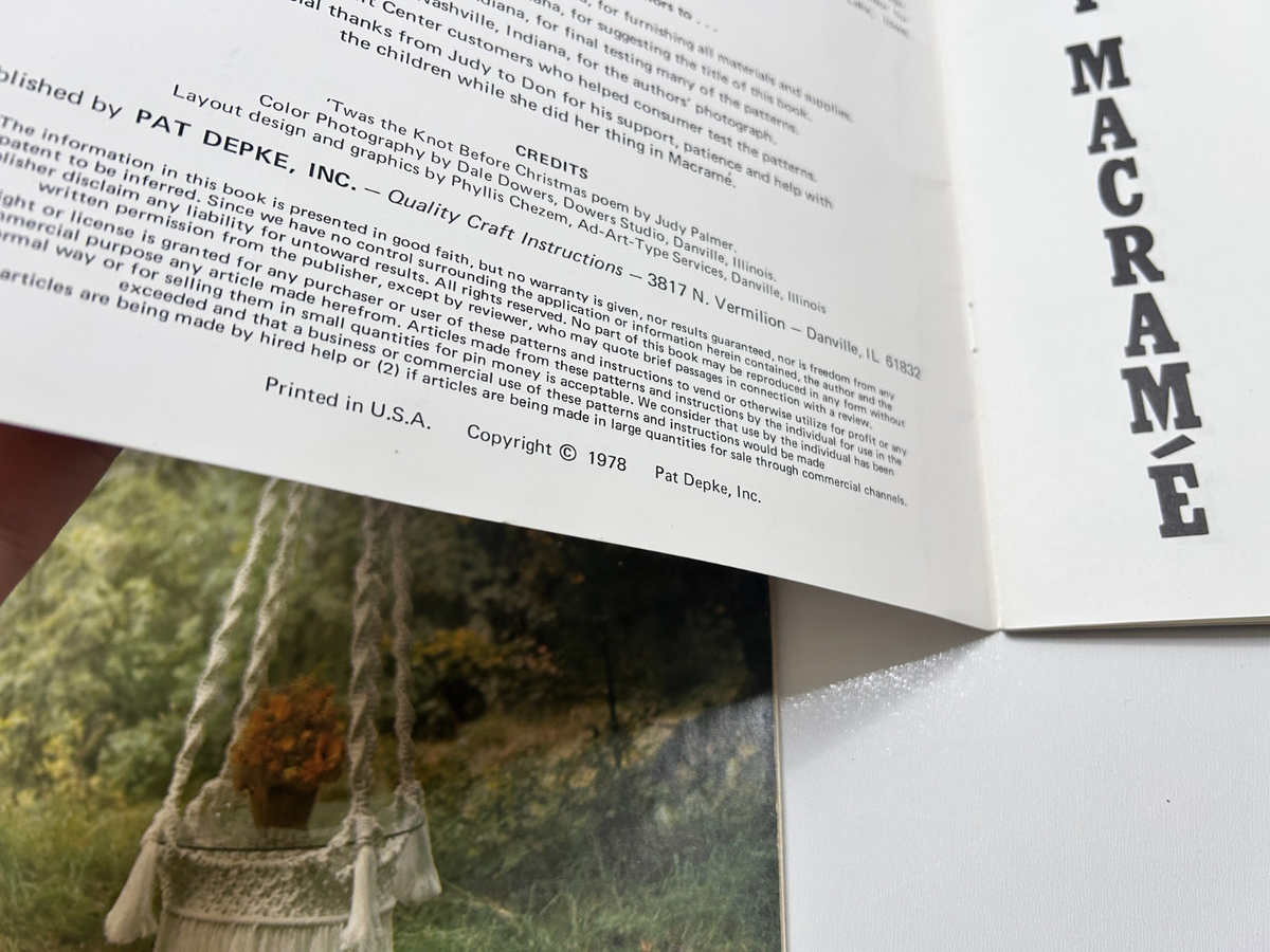 Lot De 3 Magazines Macramé Vintage - Projets DIY Années 70