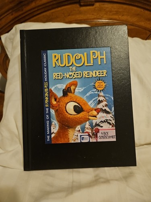 #ad Rankin Bass Rudolph Making Of Book Rick Goldschmidt Signed Bumble Sketch HB $127.99