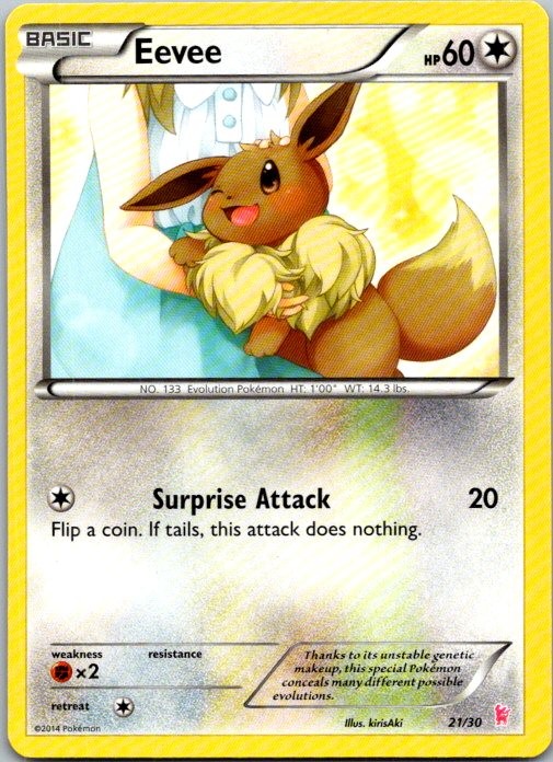 XY Trainer Kit: Sylveon & Noivern #13/30 Eevee (13)