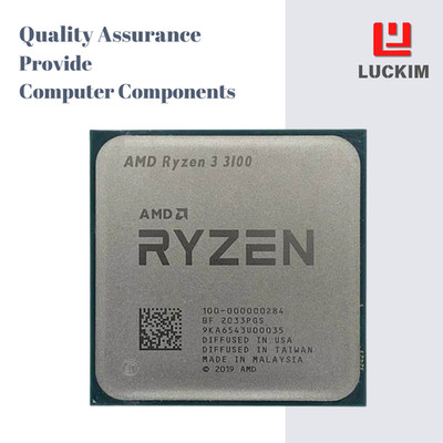 AMD Ryzen 3 3100 CPU - Socket AM4 4 Cores 4 Threads 3.60GHz 16MB L3 Cache 65W TD