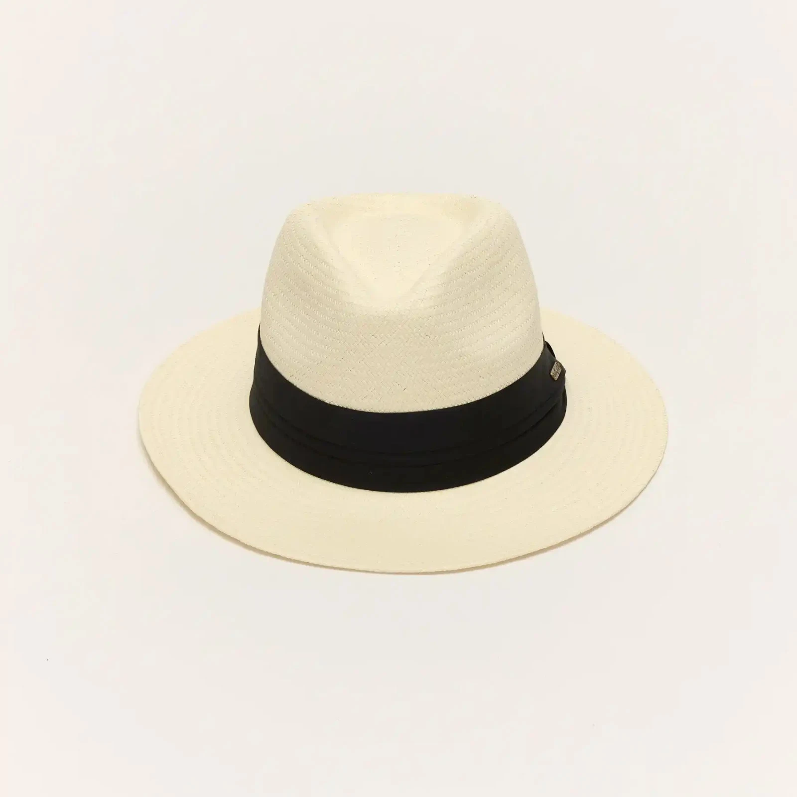 Straw Fedora Hat Wide Brim Panama Style Summer Sun Hat Men Women Beach