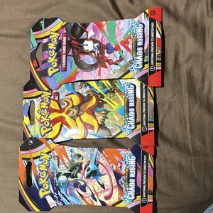 Pokémon Chaos Rising Booster Pack English TCG 10 Cards Collectible x3 packs