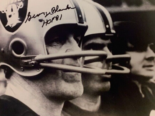 GEORGE BLANDA AUTOGRAPHED SIGNED OAKLAND RAIDERS DARYL LAMONICA KEN STABLER - Picture 1 of 1