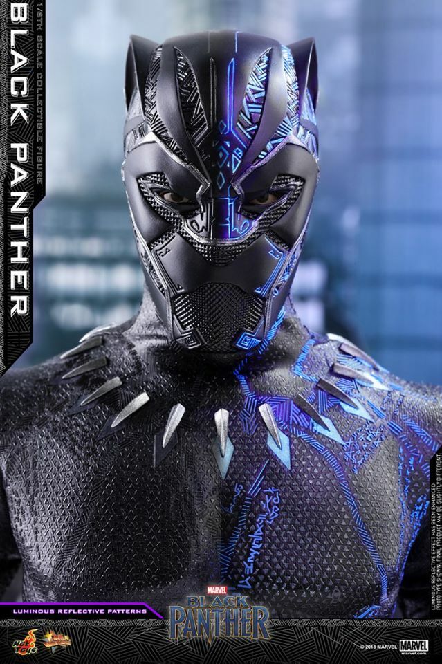 New Hot Toys 1/6 MMS470 Black Panther 2.0 Version Action New Hot Toys 1/6 MMS470 Black Panther 2.0 Version Action