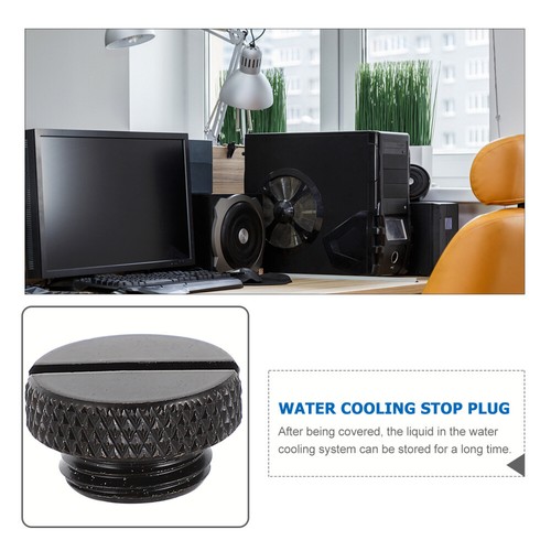 2 Pieces Wasserkühlstopfen Steckanschlüsse Für Wasserkühlung Computer - Bild 10 von 12
