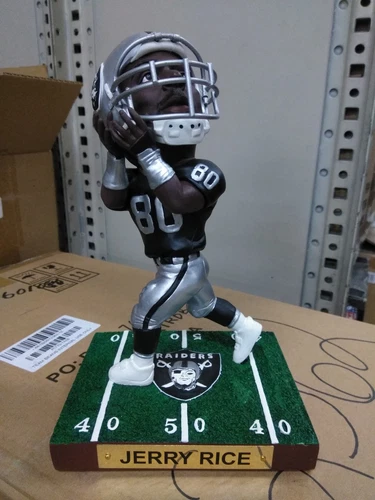Jerry Rice #80 Raiders Upper Deck Gamebreaker Not bobblehead Game Breaker Figure