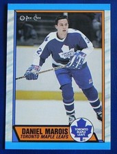 1989-90 89/90 O-Pee-Chee #273 Daniel Marois Toronto Maple Leafs ROOKIE