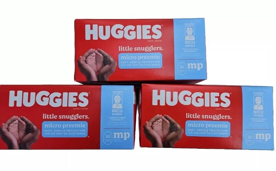 Huggies Micro Preemie Diapers 90 Huggies Little Snugglers Micro