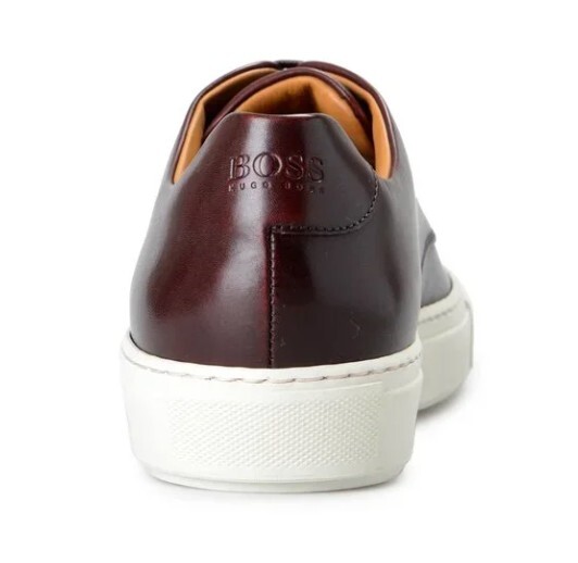 Hugo Boss Mirage Leather Sneakers In Burgundy (Men), EU size 39 | eBay