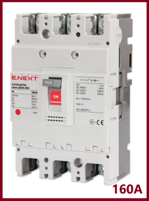 E.NEXT Leistungsschalter MCCB Leitungsschutzschalter AC 160A 3-Polig A Leistungsschütz